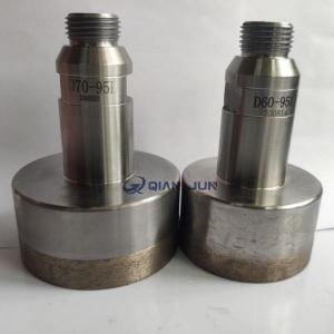China High Quality Sintered Drilling Tool Core Diamond Drill Bits 70 mm Thread Shank Diamond wholesale