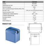 40Ah 0.5C Lithium Iron Motorcycle Battery LFP Energy Storage Battery