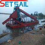 Electric QHMB-3 Lake Chain Bucket Gold Mining Dredger for River Diamond at