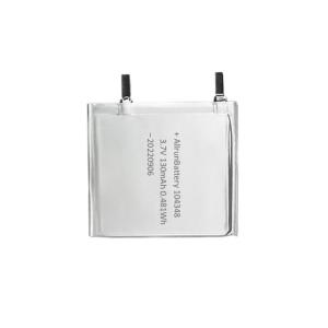 China MP5 Player 3.7 V 130mAh Ultra Thin LiPo Battery Long Cycle 104348 wholesale