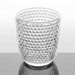 11 Oz Hobnail Embossed Drinking Glasses Tumblers Transparent 315ml Old Fashioned
