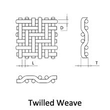 Durable	Stainless Steel Woven Wire Mesh 12 / 14 / 16 / 18 Mesh Wear - Resistance
