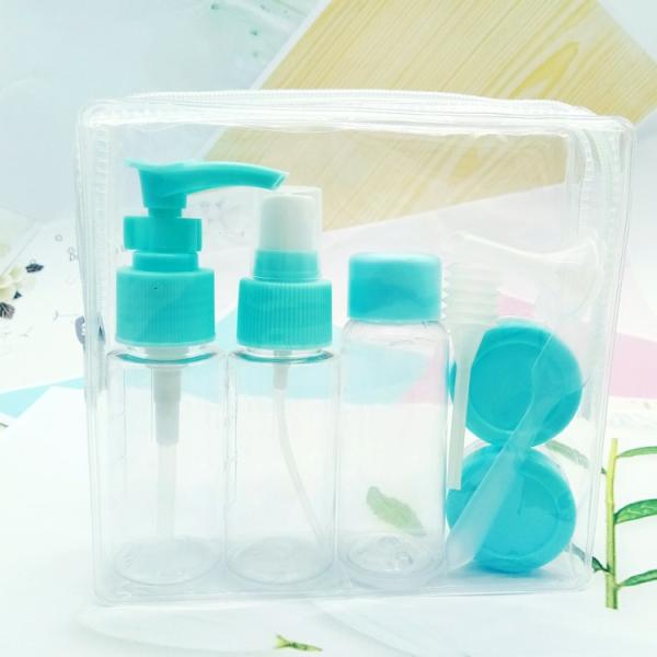 PET Mini Travel Bottle Set Customized Color Screen Printing Surface Handling
