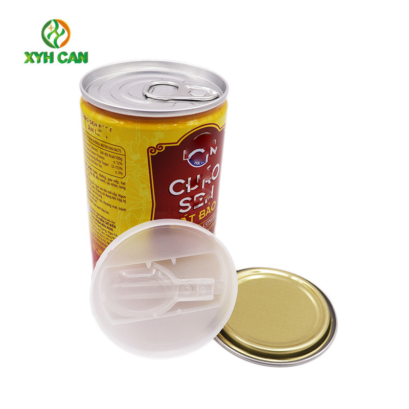 330ml PMS CMYK Printing Round Tin Can For Porridge / Soup