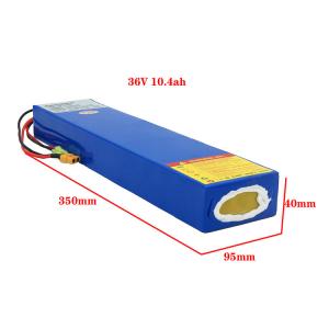 China Power 36v 10ah Ebike Battery PVC Shell Lithium Ion For Scooter wholesale