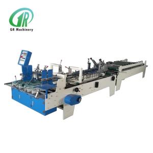 China Automatic Cardboard Special Shaped Carton Flexo Folder Gluer Small Packing wholesale