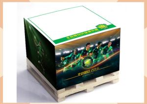 China Promotional Personalized Memo Pads Lateral Printing With Wooden Pallet wholesale