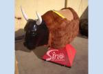 Commercial giant adults outdoor bull ride arena inflatable mechanical bull with