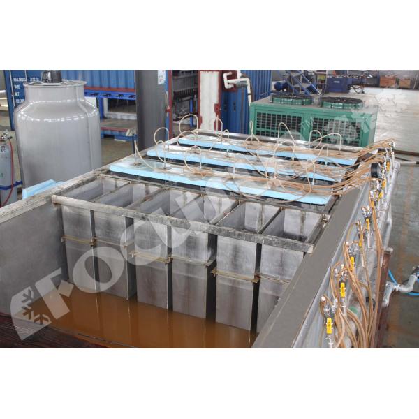 Energy-saving 2.7kw 124.3kw Brine System Block Ice Maker for Large Scale Ice Sculpture