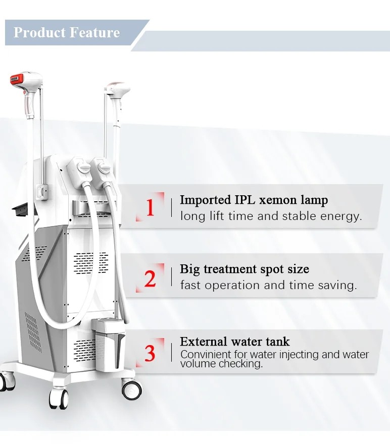 Multifunctional Ipl Opt Elight Hair Removal Skin Care Wrinkle Removal Machine