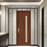 High Impact Resistance WPC Hollow Doors For Hotel School