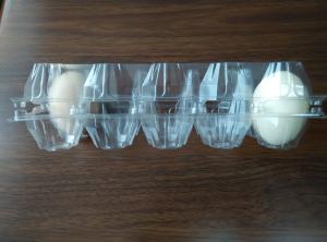 China Clear transparent plastic tray for eggs wholesale