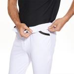 White Knee Silicone Grips Horse Riding Pants Anti - Pilling Equestrain Breeches