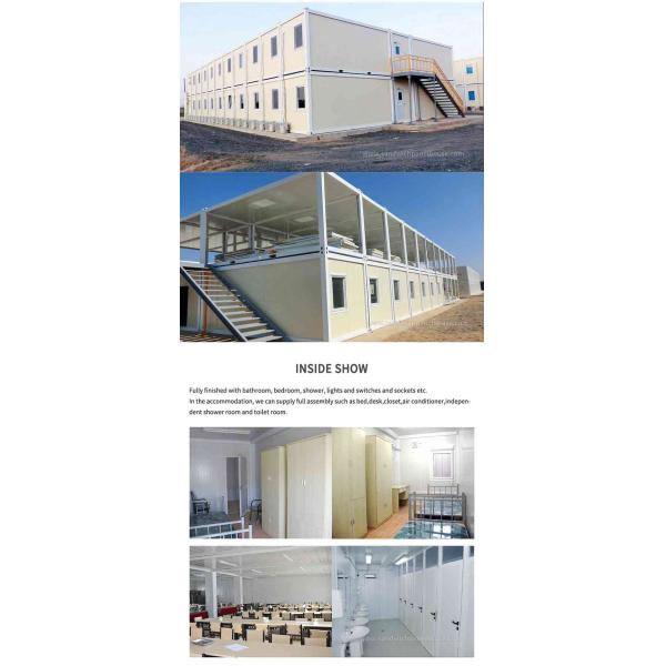 Flat Pack Container Portable Accommodation For Factory