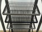 Metal Wine Display Stand Wire Shelving Metal Tube 6- Tier Freestand Wine Display