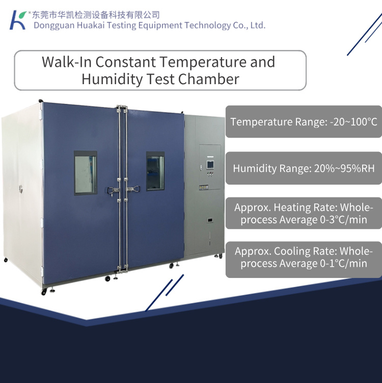 Large-Capacity Programmable Walk-in Chamber Dedicated for Climatic Testing, Walk-in High and Low Humidity Test Chamber