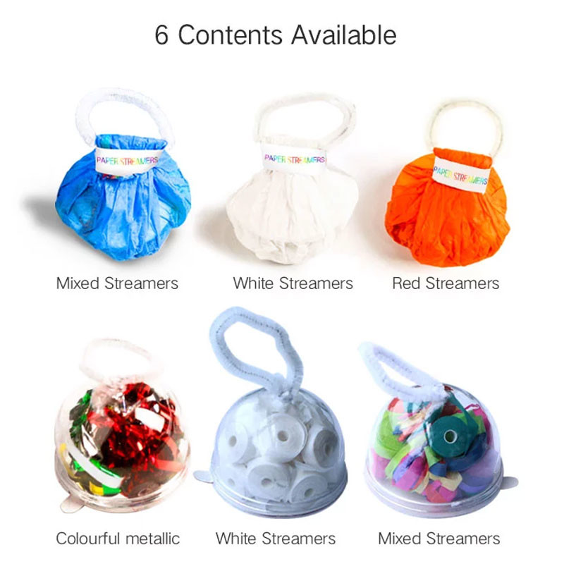 6cm Hand Throw Streamer