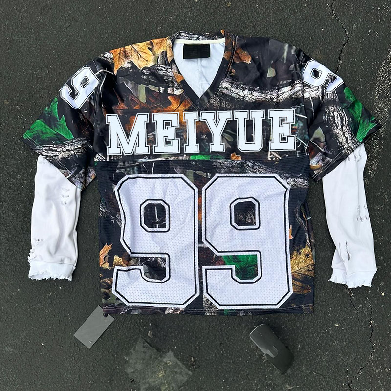 Custom Dtg Logo Streetwear Long Sleeve T Shirt