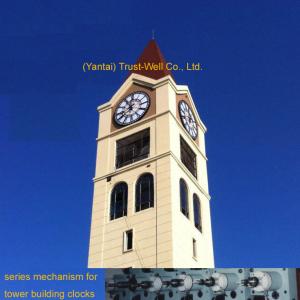 China old tower church building clocks and movement wholesale