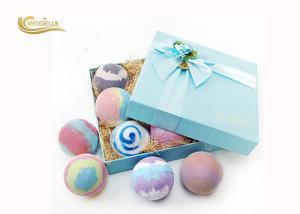 China Essential Oil Handmade Spa Bath Bomb , Organic Favors Gift Wedding Bath Bombs wholesale