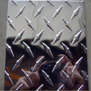 China ASTM B209 1060 Diamond Embossed Aluminum Plate Mirror Finished wholesale