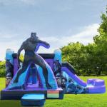 kids inflatable bouncy castle for outdoor play Blower repair kits included