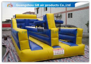 China Exciting Child Bungee Run Inflatable Sports Games With Basketball Hoop wholesale