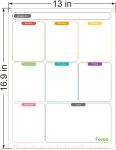 Erasable Magnetic Fridge Calendar for Family To Do List Weekly Monthly Daily