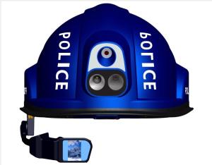 China Infrared Thermal Motorcycle 2.4 Inch Safety Helmet Camera wholesale
