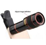 Clip 12X Zoom Mobile Phone Telescope Lens Telephoto External Smartphone Camera