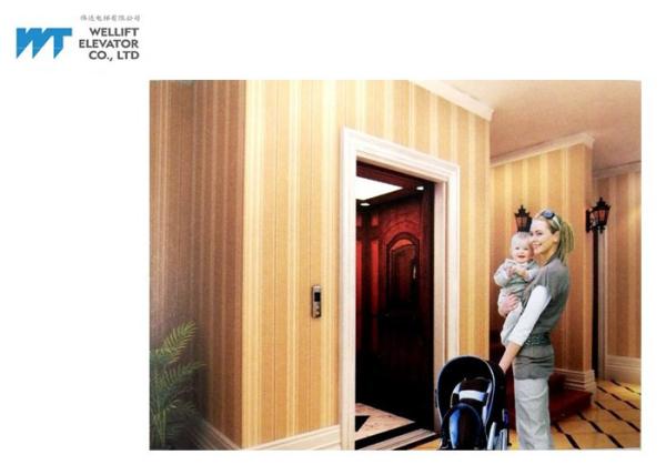 Max Travel 12M Residential Elevator Lift , LED Energy Saving Lighting House