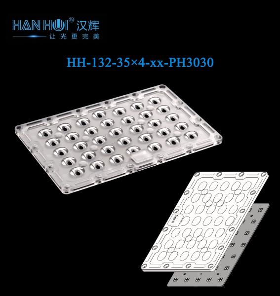 218×141.25mm 35×4 3030 LED Lens 90°/T2/T3/T4/T5 Available Low Glare Water-Proof