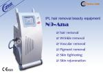 Two Handles IPL Painless Laser Hair Removal Machine Non Damaging Skin Rejuvenati