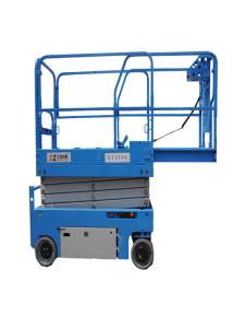 China Narrow Body Anti Clamping Electric Scissor Lift 6m-14m With Emergency Lowering Valve wholesale
