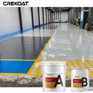China Seamless Coloured Concrete Floor Paint Epoxy Resin Flooring Anti Slip Chemicals on sale