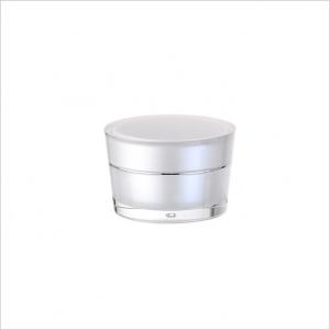 China Double Layer Jar Face Cream Plastic Empty Face Cream Jars 100g wholesale