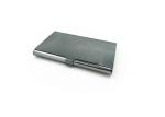 Silver Business Card Carrying Case Aluminum Business Card Case For Men
