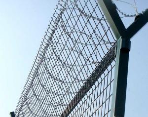 China 2m-3m Airport Fence with 50mm-100mm Post Hole for Security wholesale