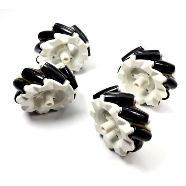 Diameter 65MM Plastic Mecanum Wheel For 4WD Intelligent Trolley Robot