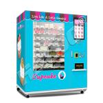 Lift System Refrigerator Automatic Cupcake Vending Machine Salad Fresh Food
