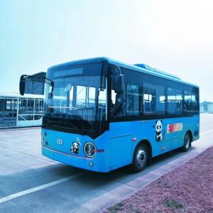 China 6.6m Battery Charging Vehicle LHD RHD 23 Seaters Electric Mini Bus Window Sliding wholesale