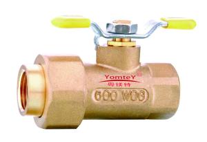 China YomteY Brass Shut-off Ball Valve With Union wholesale