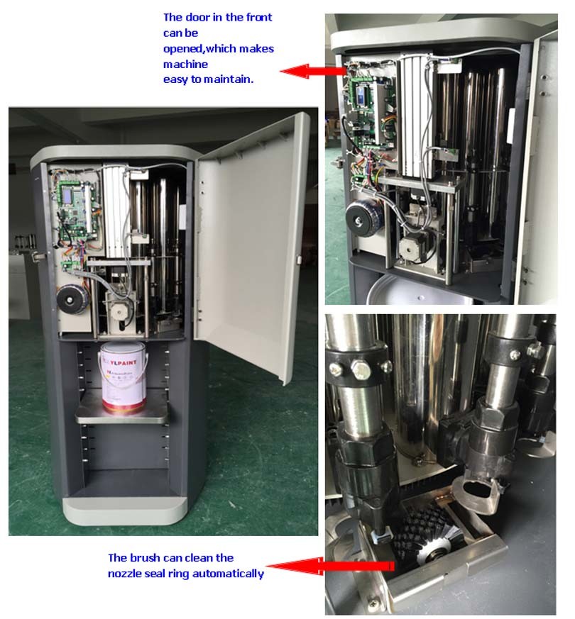 CE Automatic Colour Tinting Machine Paint Tint Dispenser With 12 SS Canisters
