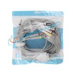Medical DB15P 4.0 Banana 10 Lead ECG Cable Compatible Nihon Konden Biocare