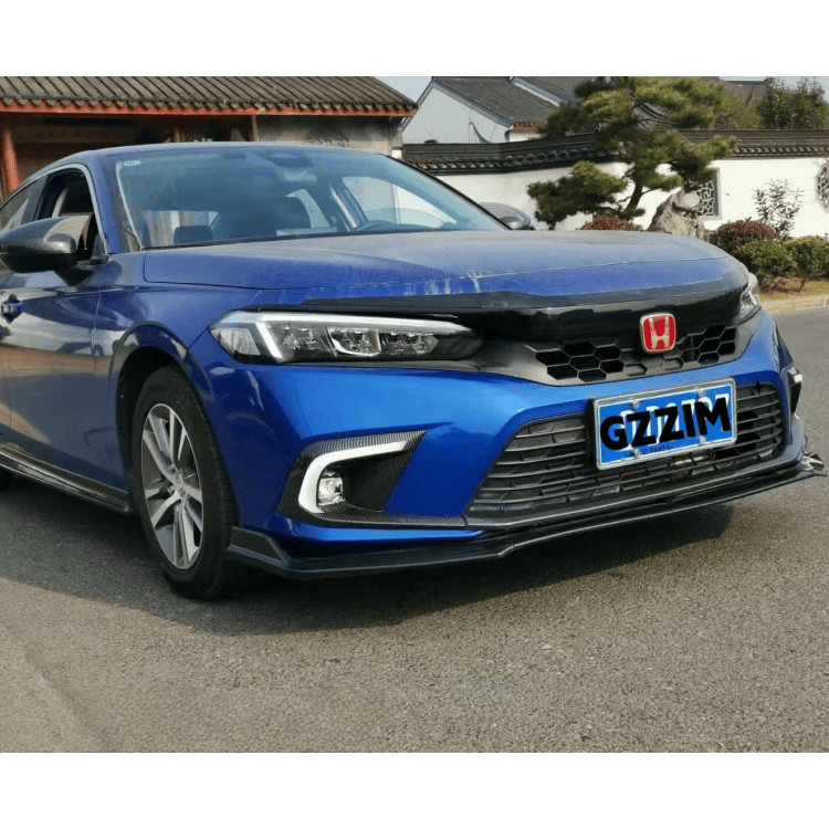 Front Led DRL For Honda Civic LX EX 11th 2022 2023 LED Daytime Running Light Fog Lights 3 Color Dynamic Turn Signal Lamp