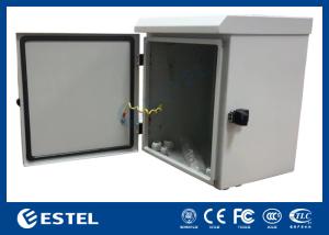 DIN Rail Pole Mount Weatherproof Enclosure Fans On Top With Temp. Controller