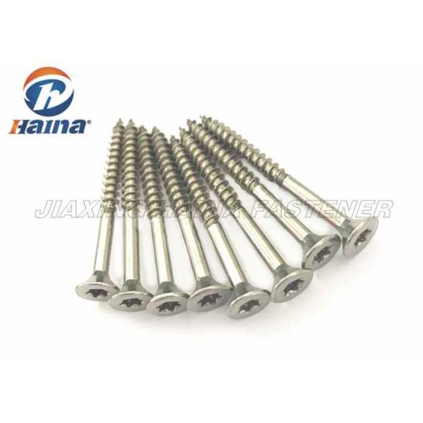 Security Torx Wood Chipboard CSK Flat Head Self Tapping Screws Coarse Half Thread