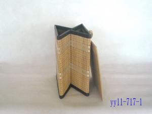 China bamboo storage /laundry foling basket wholesale
