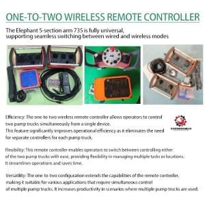 China Ergonic 2.0 Putzmeister Remote Control For Heavy Construction wholesale