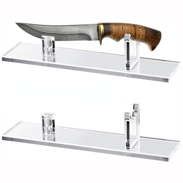 Acrylic Fruit Knife Display Stand Plexiglas Knife Holder For Kitchen /